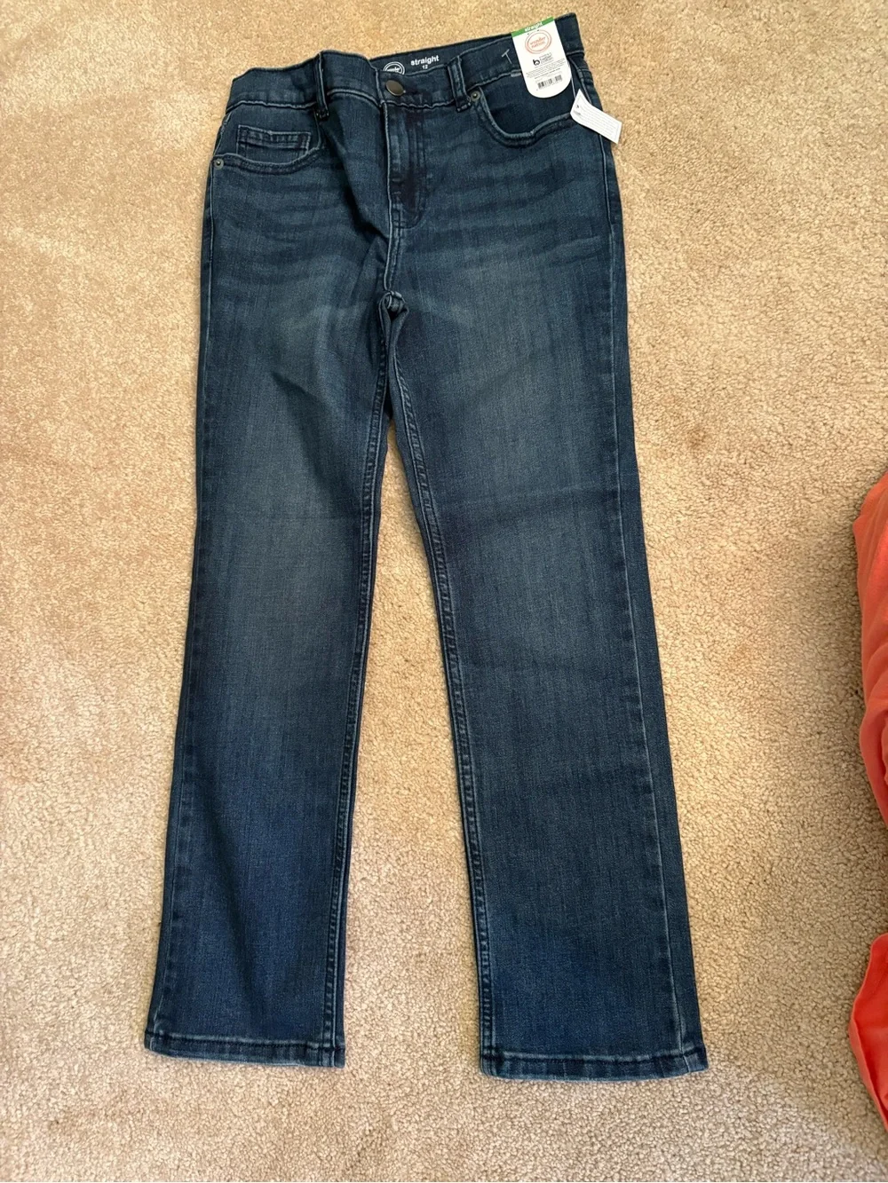 wonder nation dark blue kids straight leg jeans
